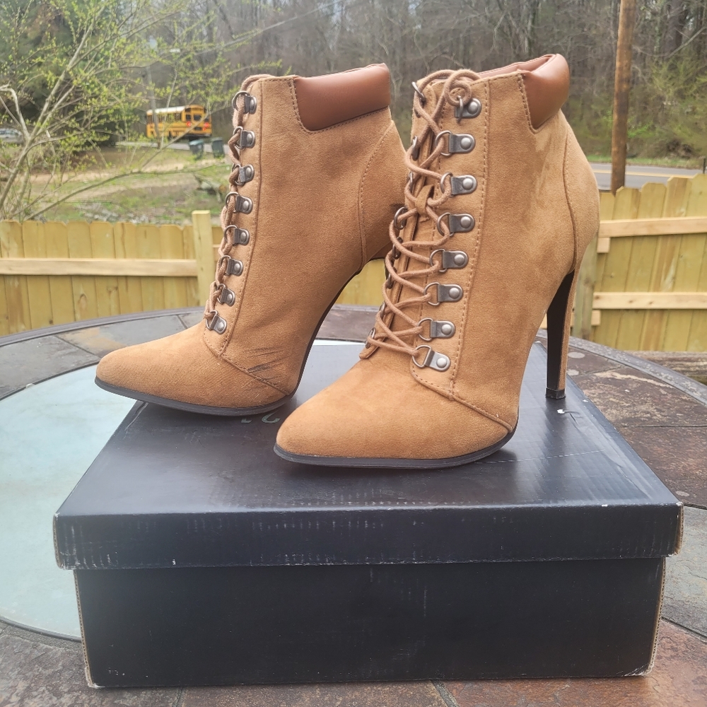 Cute high heel boots